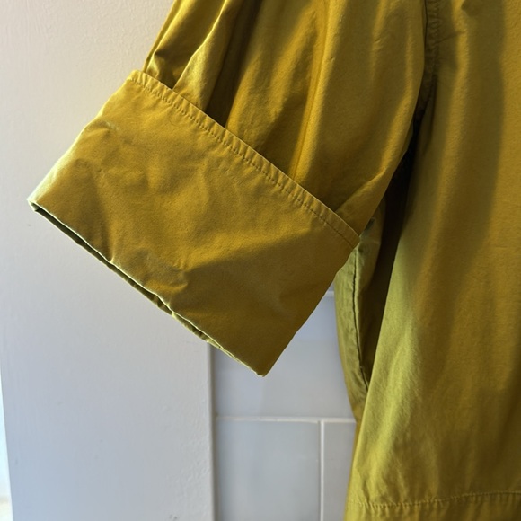 Acne Studios shirt dress in green-gold - Picture 3 of 8